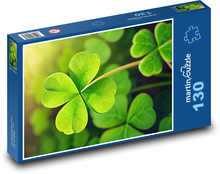 Glückliches vierblättriges Kleeblatt Puzzle 130 Teile - 28,7x20 cm