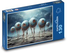 Mimozemšťania na planéte Puzzle 130 dielikov - 28,7 x 20 cm