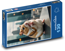 Roztomilý křeček  Puzzle 130 dílků - 28,7 x 20 cm