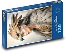 Frau im Körper eines Adlers Puzzle 130 Teile - 28,7x20 cm