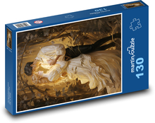 Ein Mann und eine Frau Puzzle 130 Teile - 28,7x20 cm
