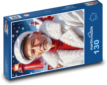 Námorník - maják, muž Puzzle 130 dielikov - 28,7 x 20 cm 