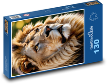 Lion - king of animals Puzzle 130 pieces - 28.7 x 20 cm