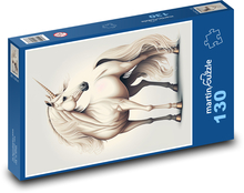 Kůň jednorožec Puzzle 130 - 28,7x20 cm