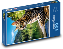 Kot jeziorny Puzzle 130 elementów - 28,7x20 cm