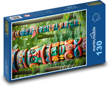 Domorodý totem Puzzle 130 dielikov - 28,7 x 20 cm 