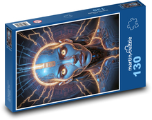 Frau in Maske Puzzle 130 Teile - 28,7x20 cm