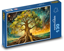 Strom s velkou korunou Puzzle 130 dílků - 28,7 x 20 cm