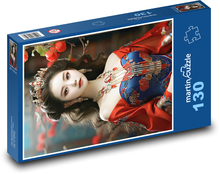 Žena - kráľovná Puzzle 130 dielikov - 28,7 x 20 cm 