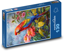 Ara Papagei Puzzle 130 Teile - 28,7x20 cm