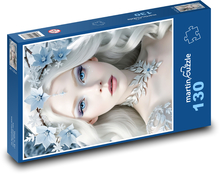 Dievča s bielymi vlasmi Puzzle 130 dielikov - 28,7 x 20 cm 