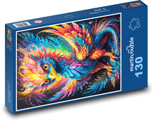Bird - Griffin, fantasy Puzzle 130 pieces - 28.7 x 20 cm 