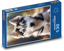 Štěně - pes, zvíře Puzzle 130 dílků - 28,7 x 20 cm