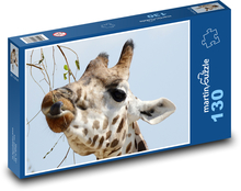 Giraffe - mammal, animal head Puzzle 130 pieces - 28.7 x 20 cm