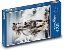 Laufpferd im Meer Puzzle 130 Teile - 28,7x20 cm