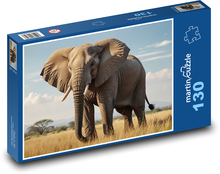 Slon v prírode Puzzle 130 dielikov - 28,7 x 20 cm 