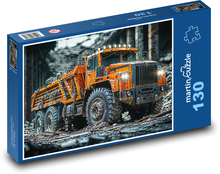 LKW im Wald Puzzle 130 Teile - 28,7x20 cm