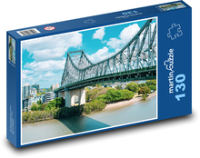 Bridge across the river in Puzzle 130 pieces - 28.7 x 20 cm