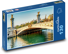 Paryż - Most, Francja Puzzle 130 elementów - 28,7x20 cm