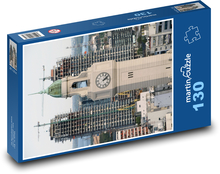 Buenos Aires - hodinová věž Puzzle 130 dílků - 28,7 x 20 cm