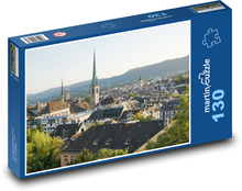 Zurich Historic Centre, Switzerland Puzzle 130 pieces - 28.7 x 20 cm