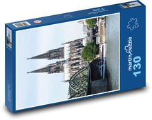 Most Hohenzollernów - Kolonia, Niemcy Puzzle 130 elementów - 28,7x20 cm