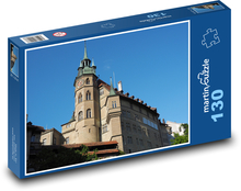 Fribourg - Radnica, Švajčiarsko Puzzle 130 dielikov - 28,7 x 20 cm 