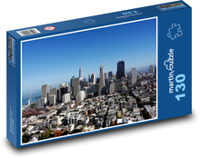 Pejzaż miasta San Francisco Puzzle 130 elementów - 28,7x20 cm