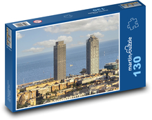 Hohe Wolkenkratzer Puzzle 130 Teile - 28,7x20 cm