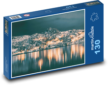 Noční město Puzzle 130 - 28,7x20 cm
