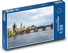 Charles Bridge - Vltava River Puzzle 130 pieces - 28.7 x 20 cm 