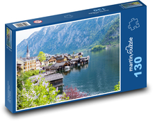 Lakeside homes in nature Puzzle 130 pieces - 28.7 x 20 cm 