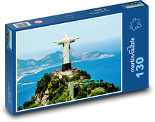 Brazília - Rio, socha Puzzle 130 dielikov - 28,7 x 20 cm 