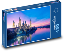 Zaragoza - Španielsko, západ slnka Puzzle 130 dielikov - 28,7 x 20 cm 