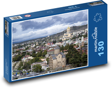 Kostol - Tbilisi, Gruzínsko Puzzle 130 dielikov - 28,7 x 20 cm 