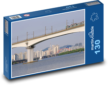 Han-Fluss - Sonnenuntergang Puzzle 130 Teile - 28,7x20 cm