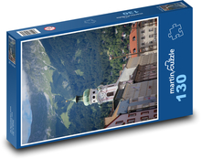 Innsbruck - Rakúsko, panoráma mesta Puzzle 130 dielikov - 28,7 x 20 cm