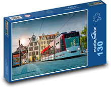 Tramwaj - historyczne centrum Puzzle 130 elementów - 28,7x20 cm