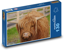 Cow on farm Puzzle 130 pieces - 28.7 x 20 cm 