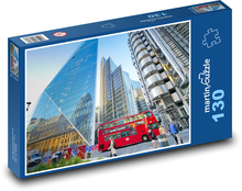 London - Red Bus, England Puzzle 130 pieces - 28.7 x 20 cm 
