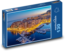Monako - port Puzzle 130 elementów - 28,7x20 cm