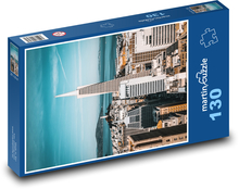 Transamerická pyramida  Puzzle 130 dílků - 28,7 x 20 cm