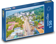 Vietnam - budovy Puzzle 130 dielikov - 28,7 x 20 cm 