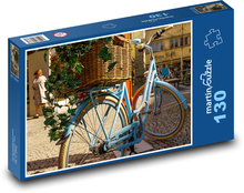 Bicykel na ulici Puzzle 130 dielikov - 28,7 x 20 cm 