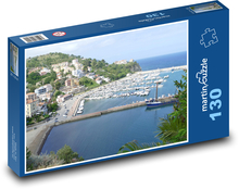 Agropoli - Italien, Hafen Puzzle 130 Teile - 28,7x20 cm