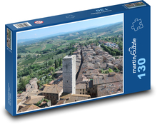 San Gimignano - Toskania, Włochy Puzzle 130 elementów - 28,7x20 cm