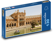 Plaza de España - Sewilla, Hiszpania Puzzle 130 elementów - 28,7x20 cm