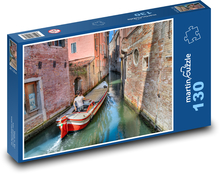 Bootsfahrt - Venedig, Italien Puzzle 130 Teile - 28,7x20 cm