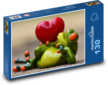 Srdce ke svatému Valentýnu Puzzle 130 dílků - 28,7 x 20 cm