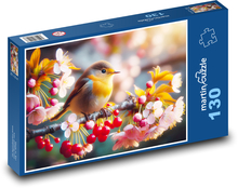 Flowering tree blush Puzzle 130 pieces - 28.7 x 20 cm 